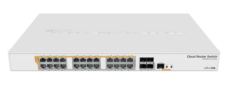 Mikrotik CRS328-24P-4S+RM 24 port Gigabit Ethernet router/switch with four 10Gbp
