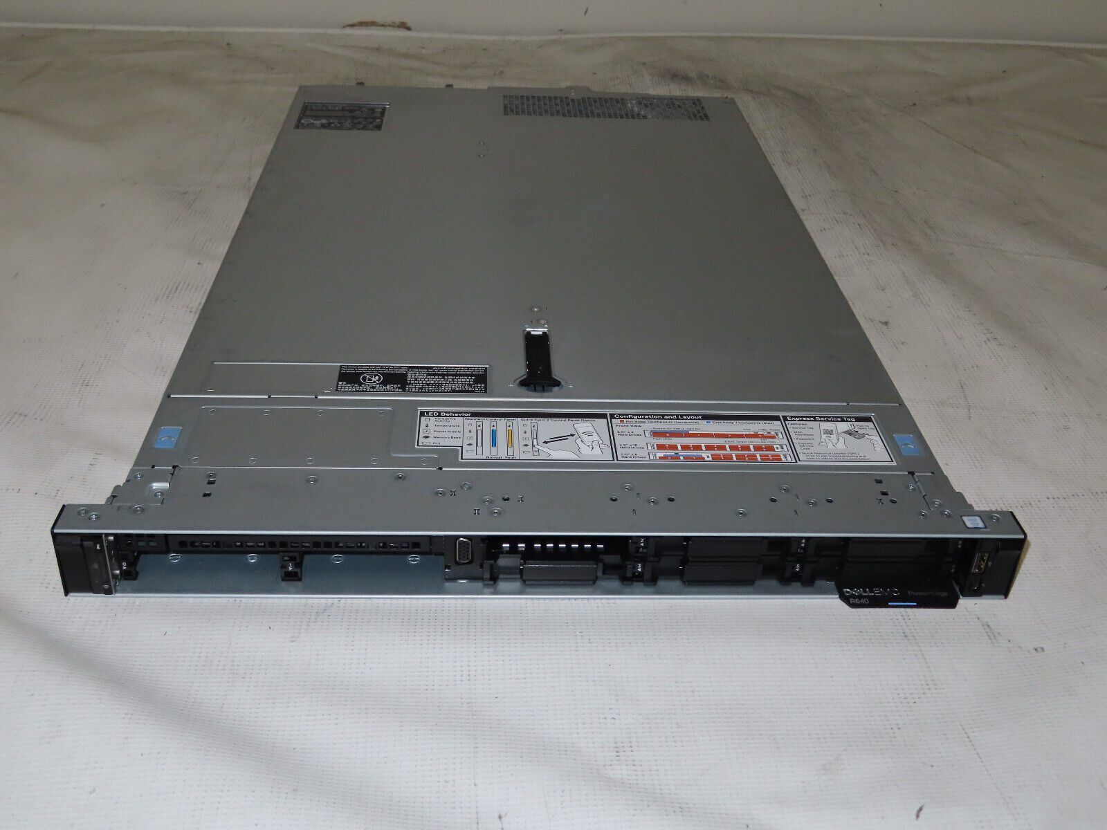 Dell PowerEdge R640 8SFF – 2x Gold 6132 2.6GHz 28-Cores / 256gb / H730p / Rails