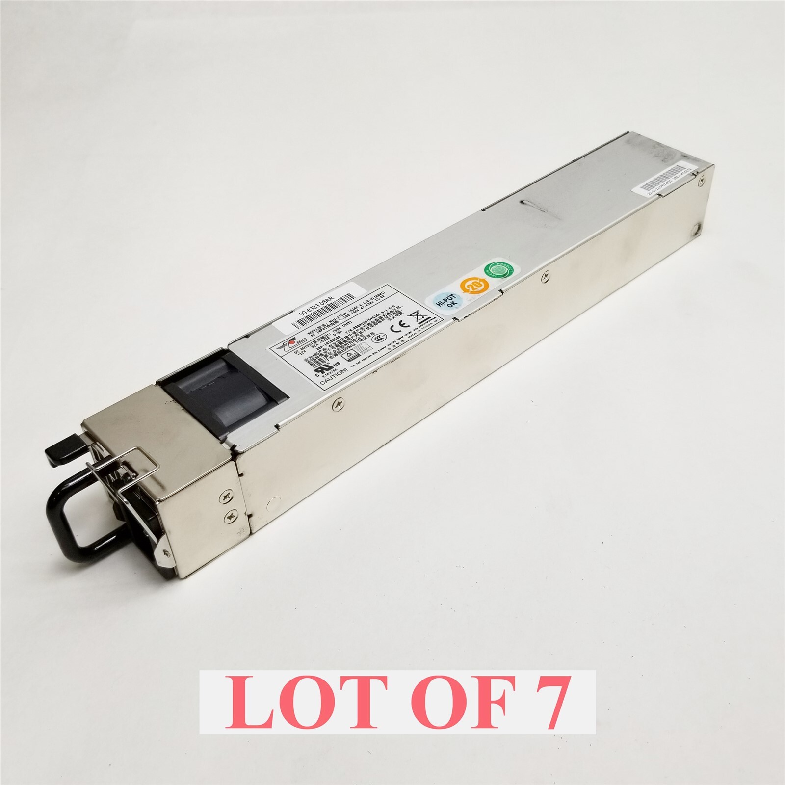 Emacs M1U-2750V 12V/62A 750W Redundant Server Power Supply B00M1U075V8340 Lot 7