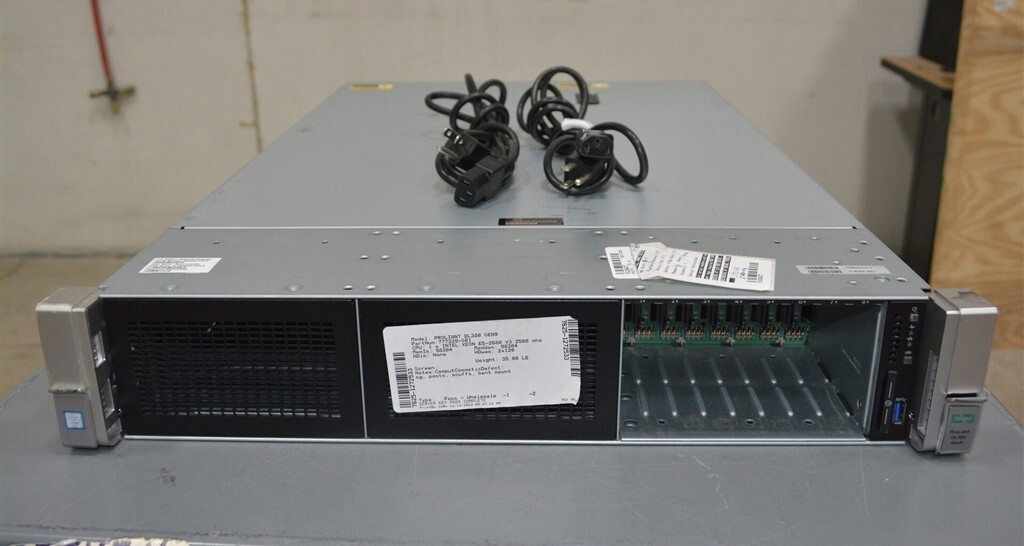 HP ProLiant DL380 Gen9 777339-S01 2.5″ Server XEON E5-2640 V3 8GB NO RAID