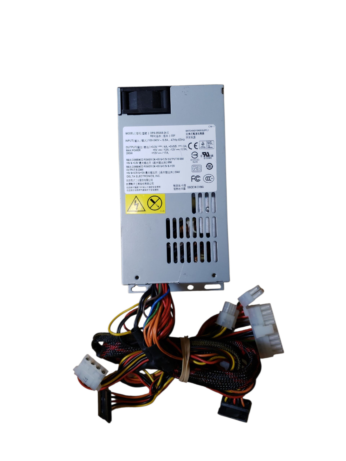 Delta DPS-250AB-24B FLEX NAS Small 1U Server Power Supply 250W tested