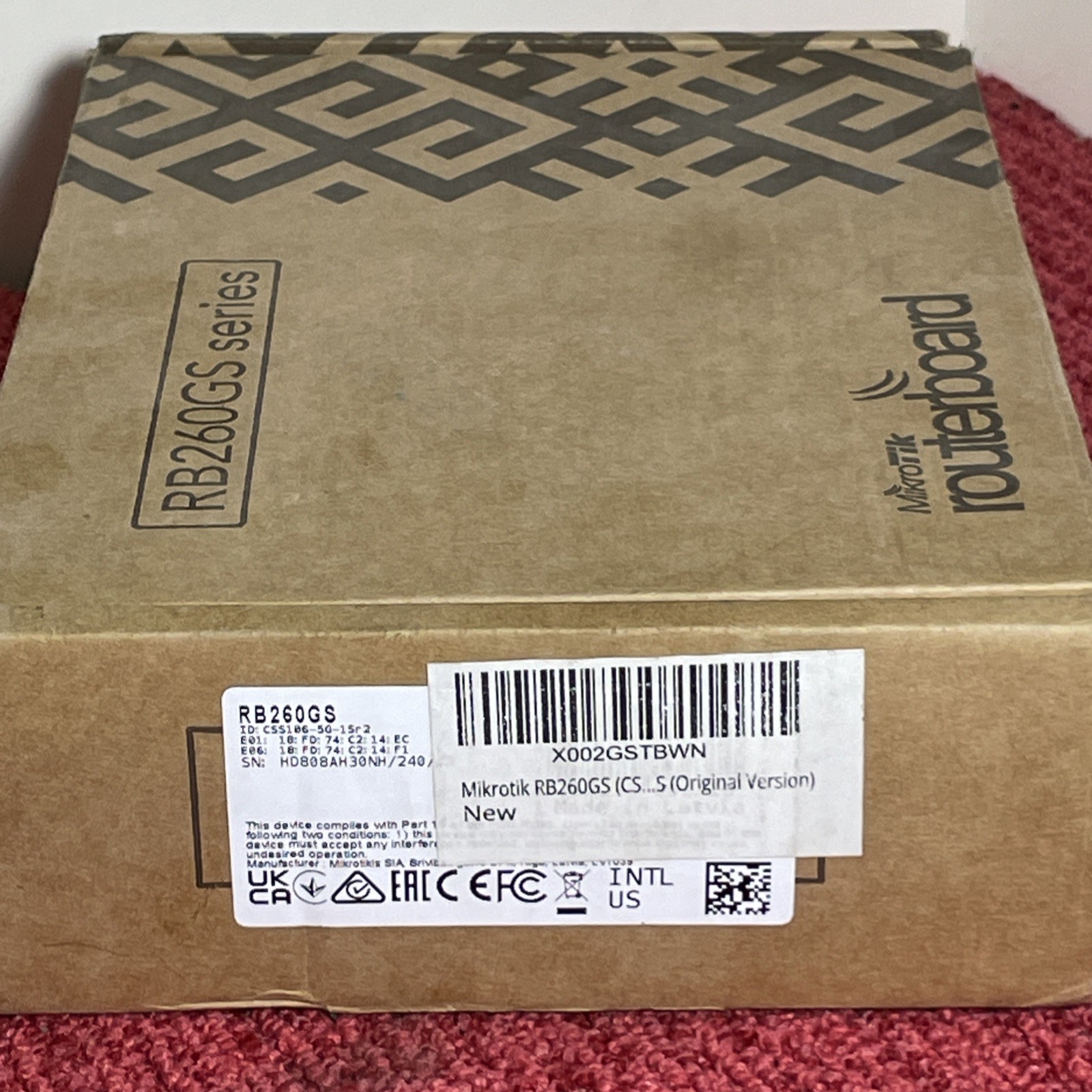 Mikrotik Smart Switch RB260GS 5x Gigabit Ethernet