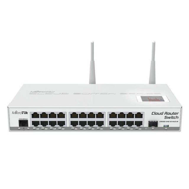 Mikrotik CRS125-24G-1S-2HnD-IN Cloud Router Switch Gigabit SFP 802.11b/g/n