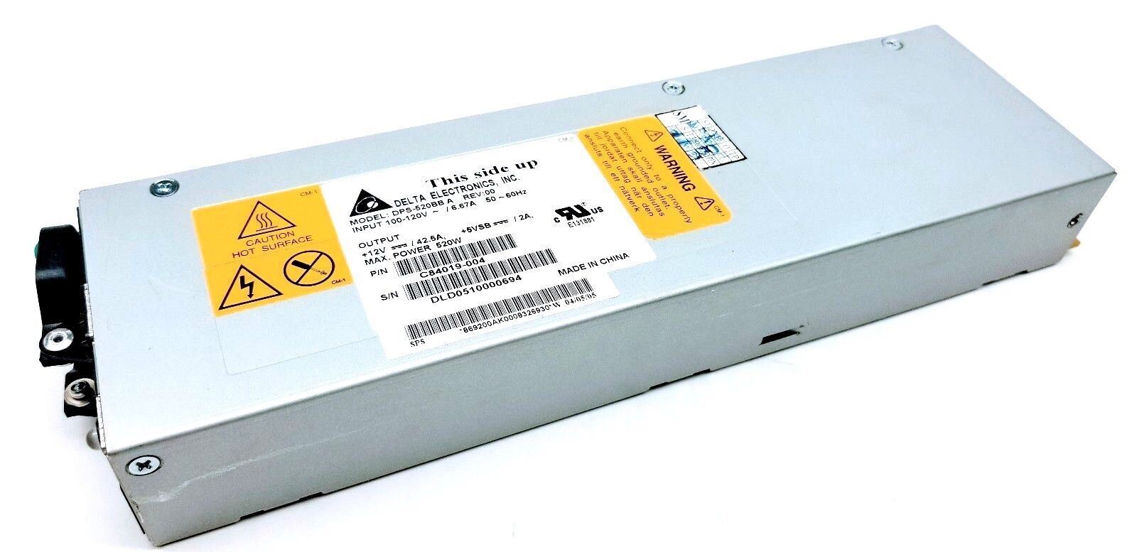 Delta Electronics DPS-520BB Server – Power Supply 520W, DPS-520BB A, C84019-005