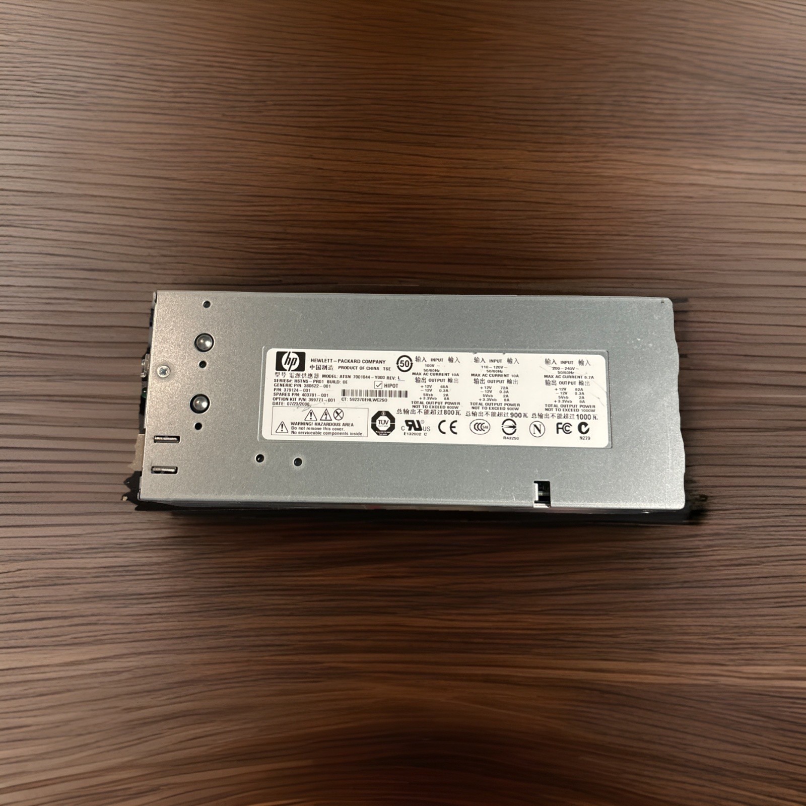 HP ProLiant DL380 G5 1000W Power Supply (403781-001)