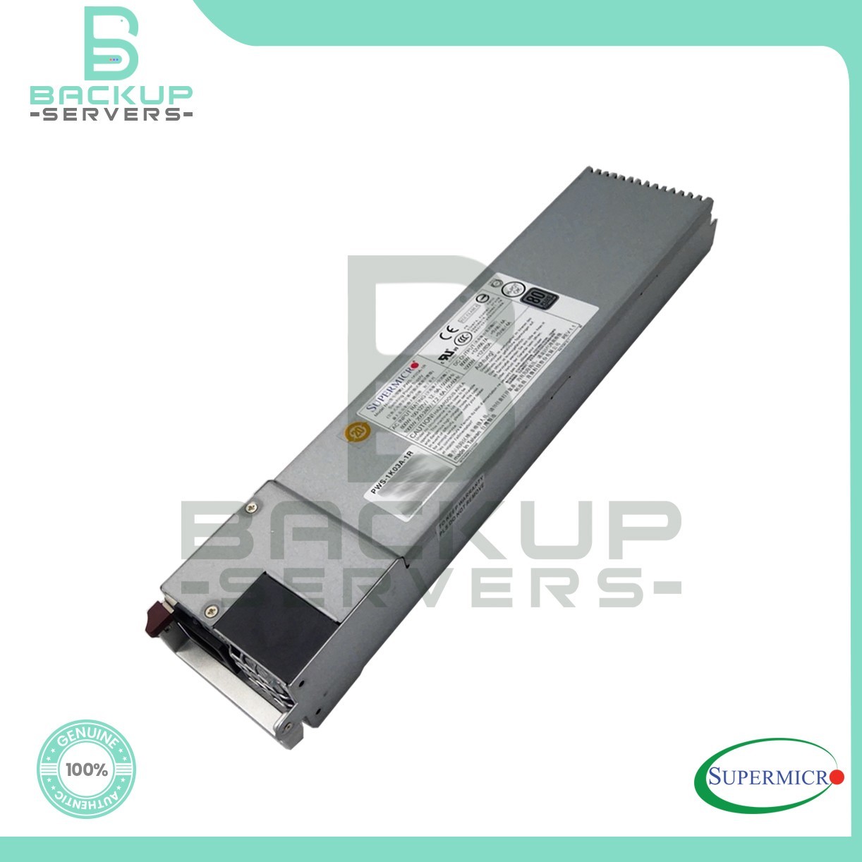 PWS-1K03A-1R SuperMicro 1000W Hot Swap 80+ Titanium 1U Redundant Power Supply