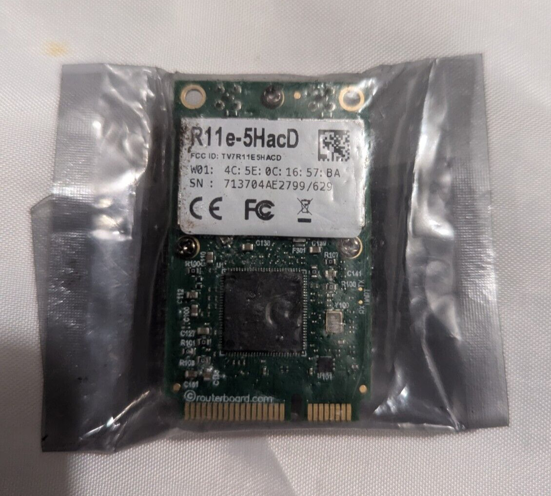 MikroTik R11E-5HACD mini PCI express Card 802.11ac   Fast Free Shipping