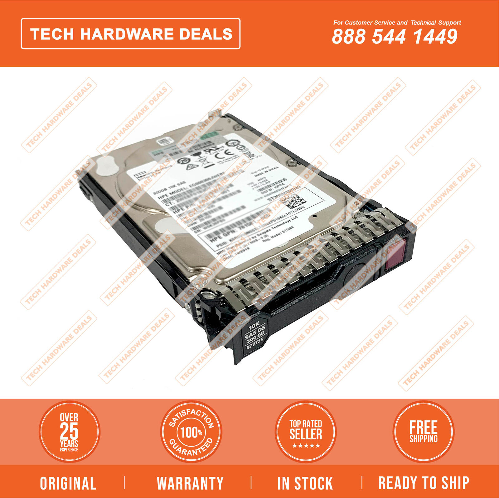 872475-B21    HPE 300GB SAS 12G 10K SFF SC DS HDD