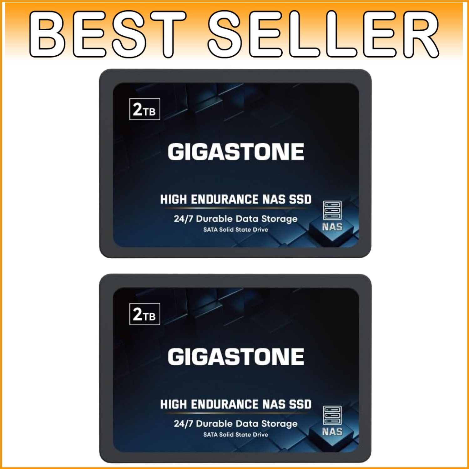 Advanced 2TB SATA SSDs – 24/7 NAS Storage with Shock, Dust, and Water Resistance
