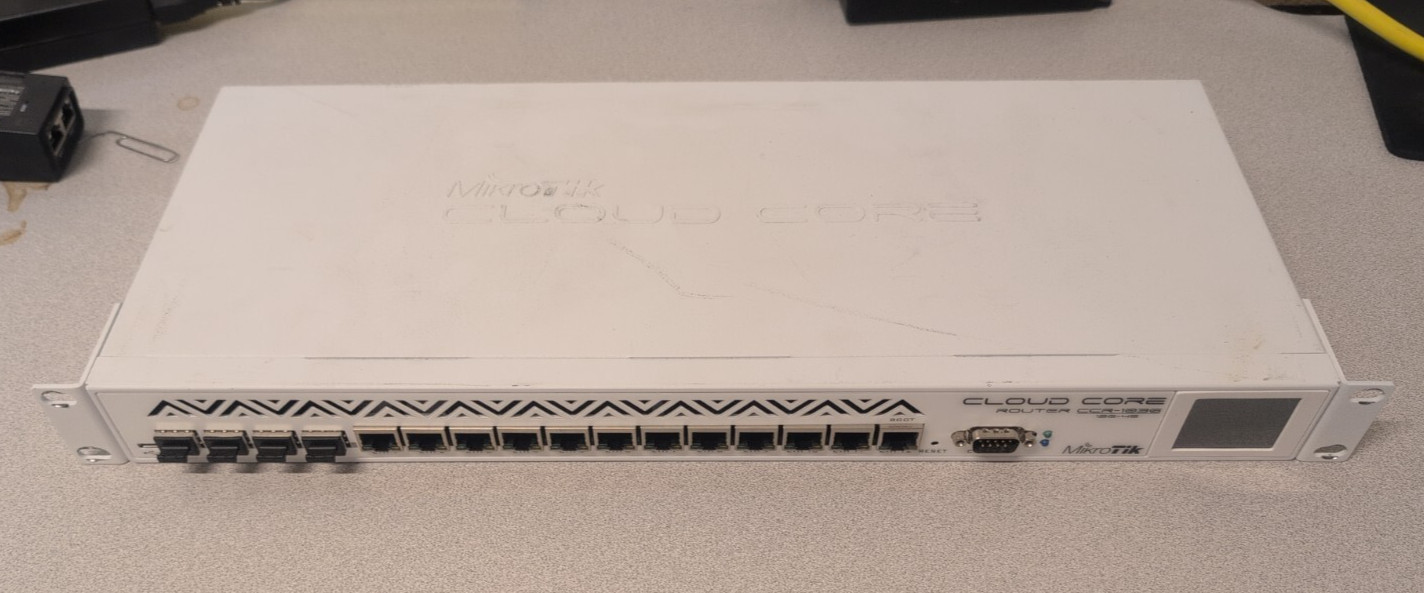 MikroTik CCR1036-12G-4S-EM router