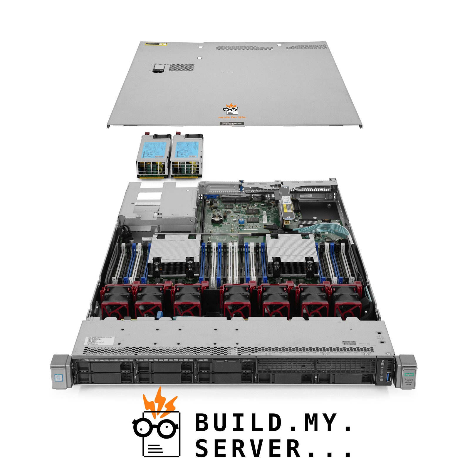 HP ProLiant DL360 G9 Server 2x E5-2698v3 2.30Ghz 32-Core 32GB RAM 8x 1.8TB