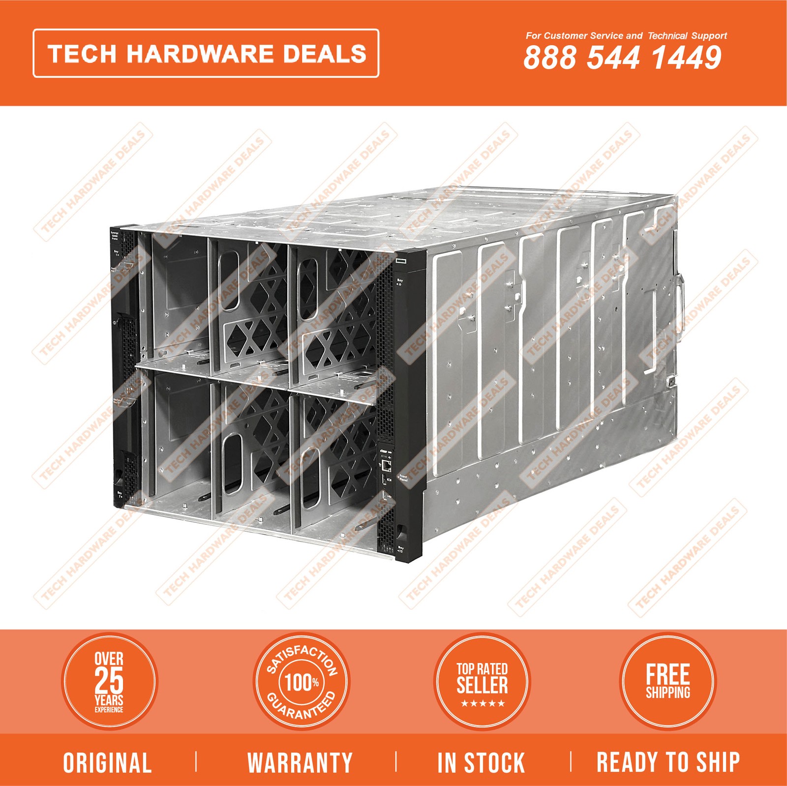 869597-001    HPE Synergy 12000 TAA CTO Frame 2x FLM 6x Power. Supplies 10x Fan