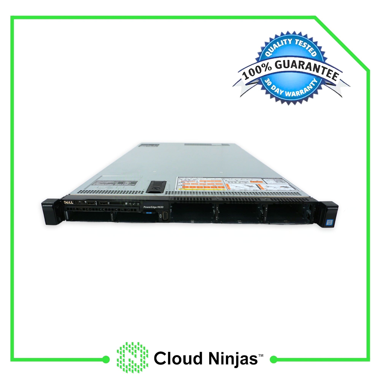 Dell PowerEdge R630 8 Bay SFF 2x Xeon E5-2680V4 128GB DDR4 H330 RJ45 PSU Server