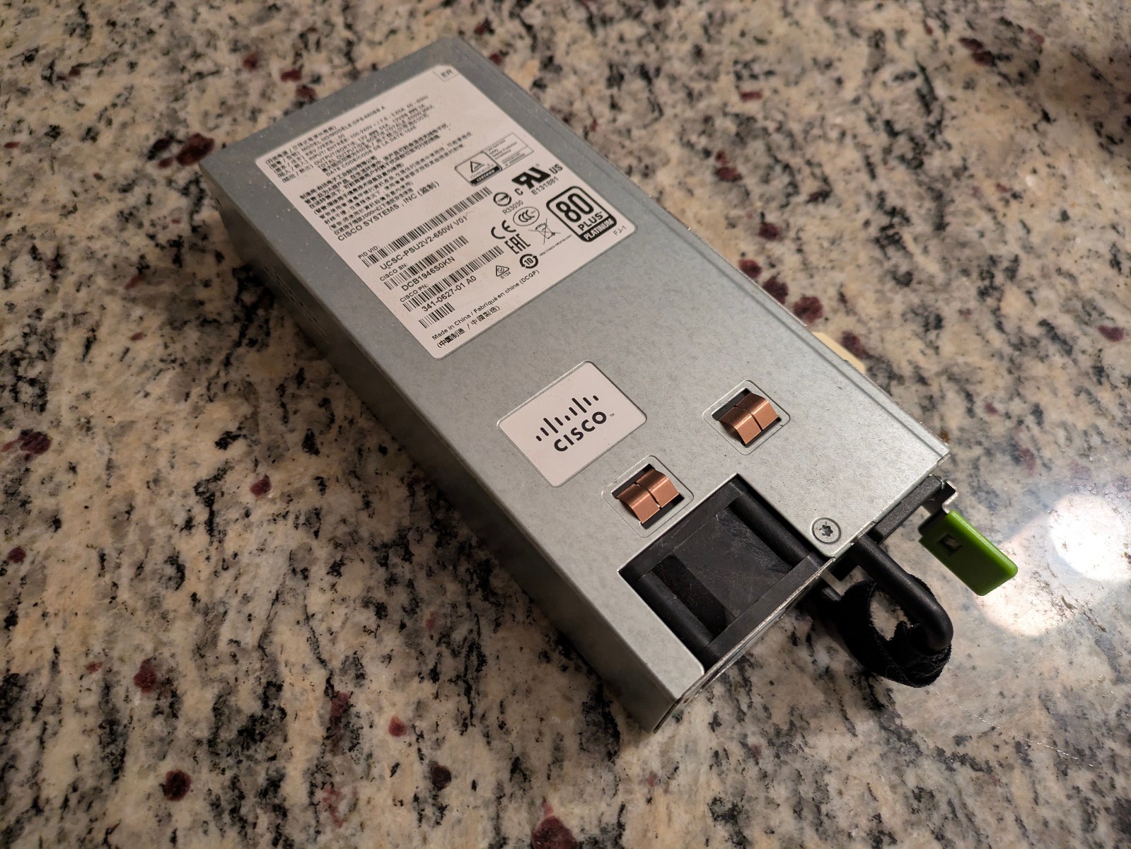 Cisco DPS-660BB A 2U Hot-Plugin Server Power Supply P/N: 341-0627-01 Tested