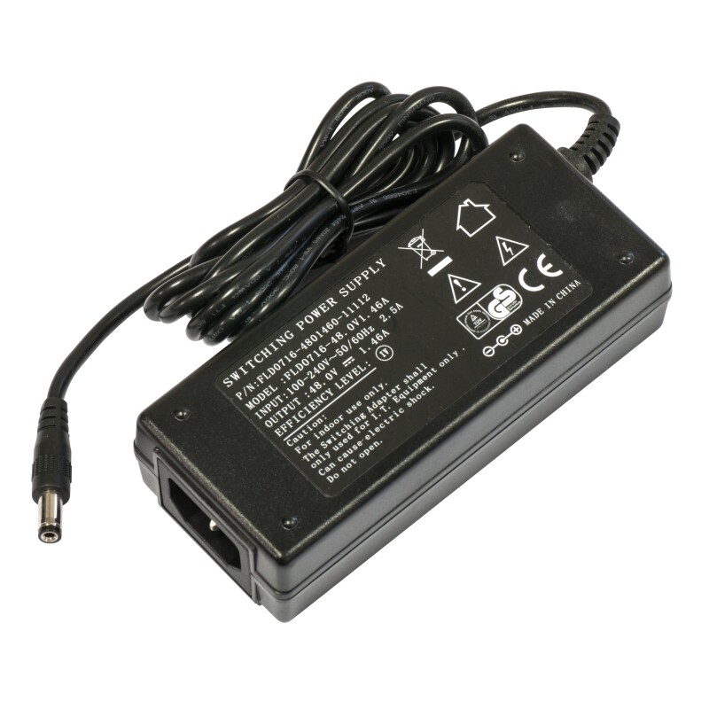MIKROTIK 48V 1.46A 70W Power adapter + EU type power plug (48POW) 110/220V Input
