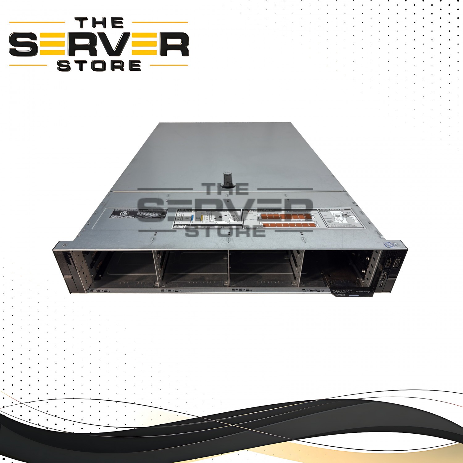 R740xd 12LFF/4SFF 2x Gold 6142 64GB H730p 6x 4TB HDD 2x 600GB 25GbE SFP28