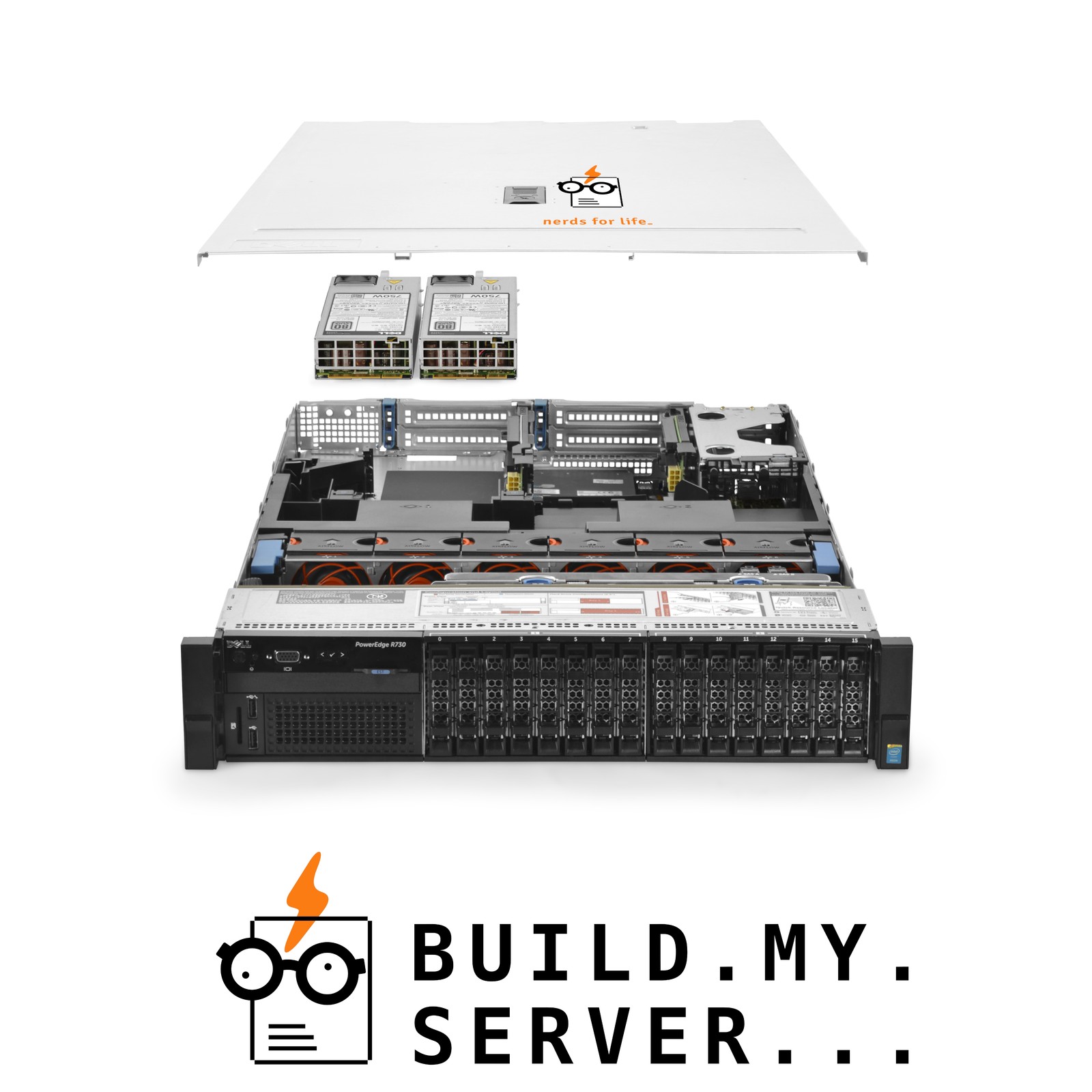 Dell PowerEdge R730 Server 2x E5-2630Lv3 1.80Ghz 16-Core 192GB RAM 16x Caddies