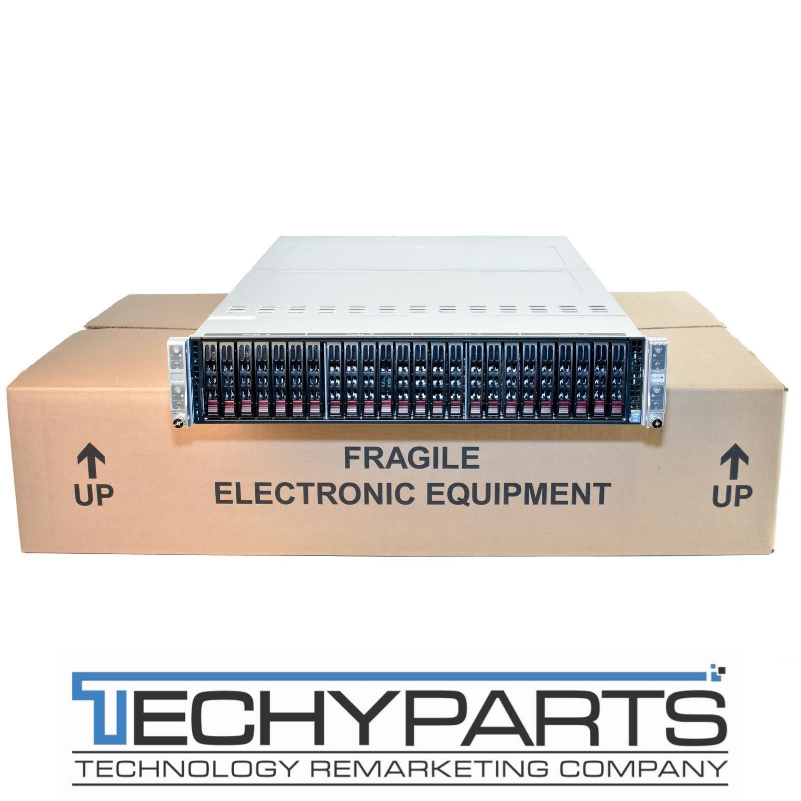 Supermicro SYS-2029TP-HC1R 2U 2.5 24-Bay 4-Node X11DPT-PS dual 10GbE SuperServer