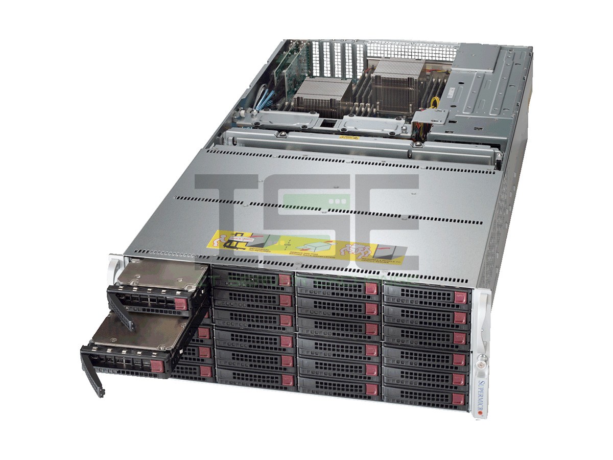 Supermicro SSG-6048R-E1CR72L 4U 72LFF Storage Server 32-C 2.6Ghz 512GB 72x Trays