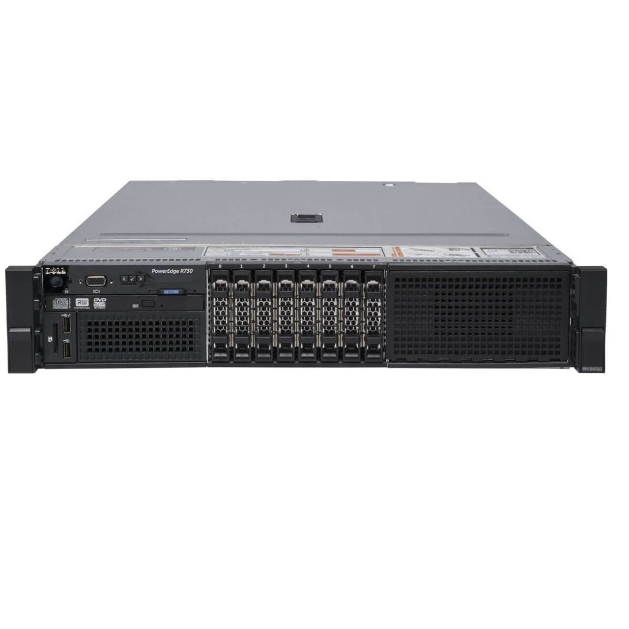 DELL POWEREDGE R730 8SFF BAREBONE SERVER 2xHSK 2x PSU H330 NO RAM NO HDD