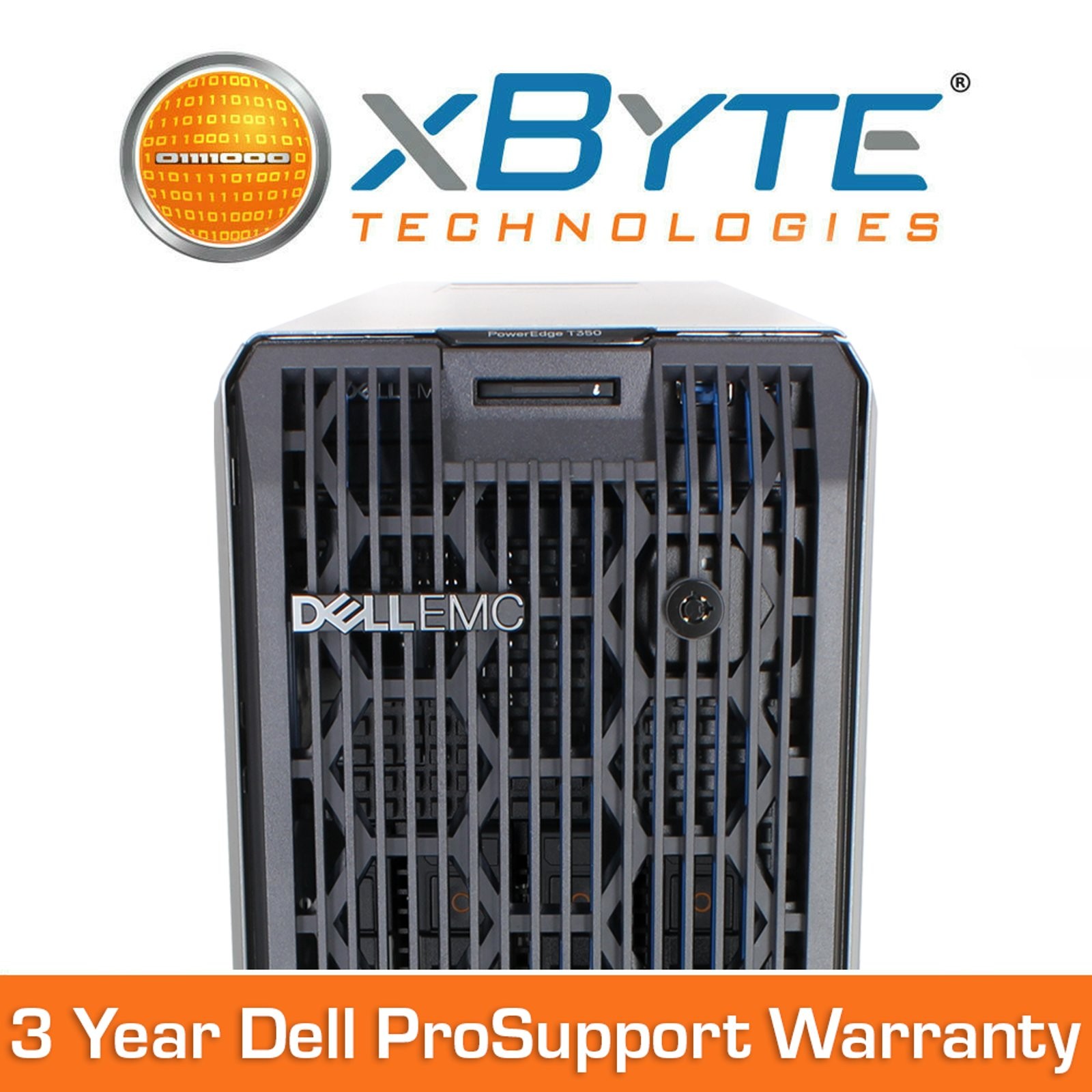 Dell PowerEdge T350 Server Tower 1x E-2336 6C 64GB 4x 1.92TB SSD H755