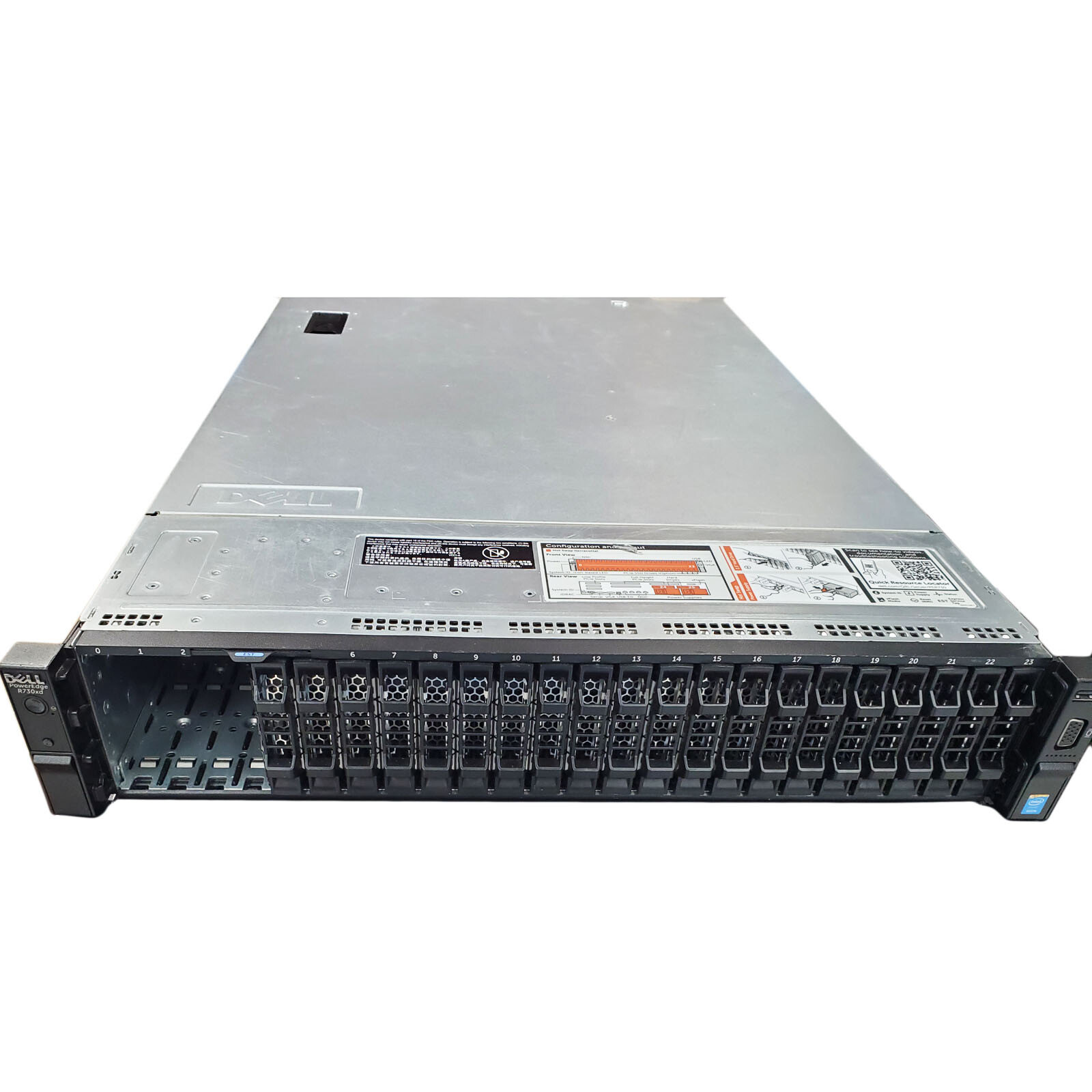 Dell PowerEdge R730xd 24bay,2 sinks,board,0x0, H730,Idrac 8 Ent,2x750w psu
