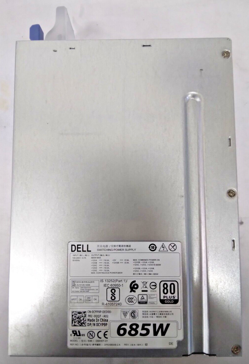 Used Dell Precision T5610 T5810 T7810 685W Server Power Supply Unit CYP9P Tested