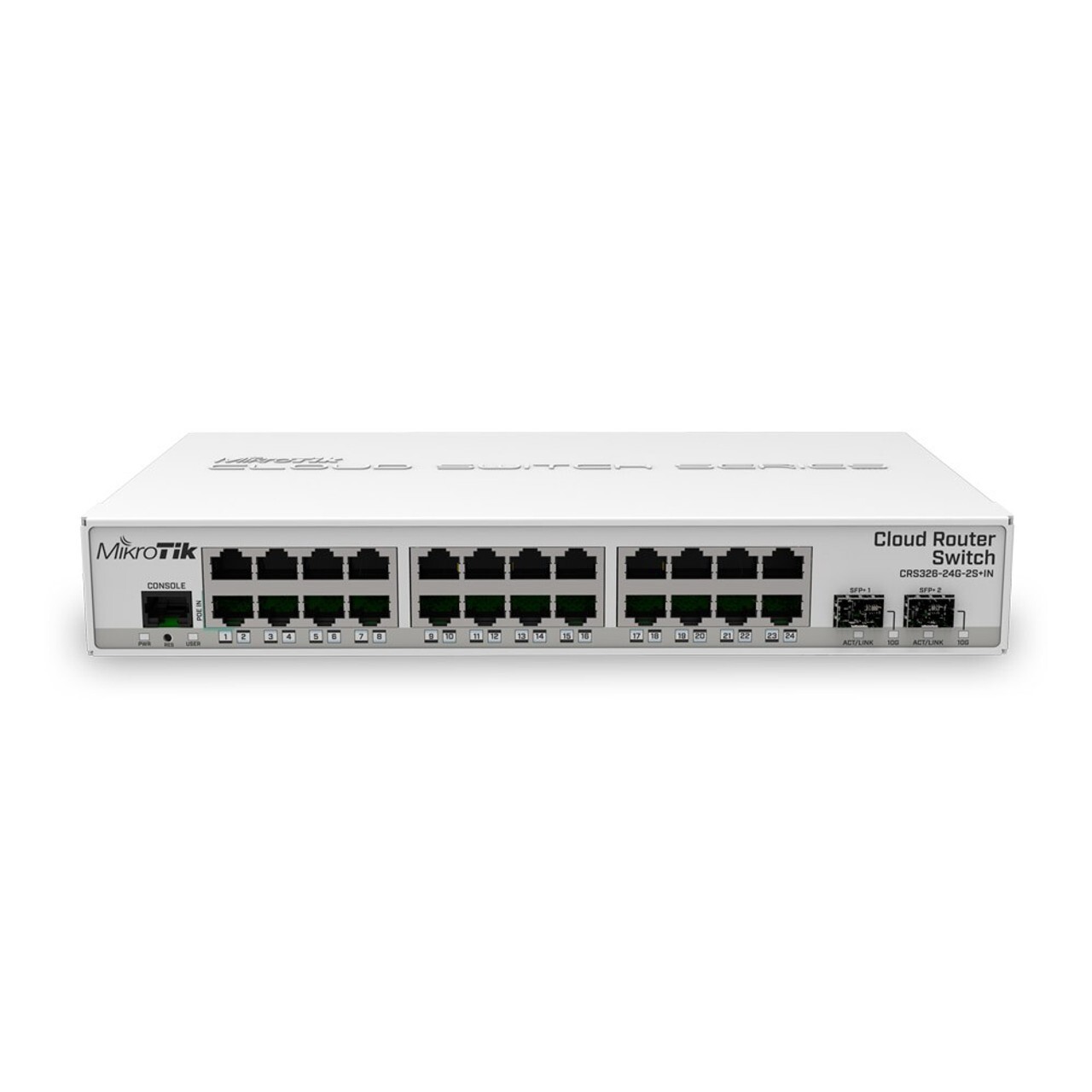 Mikrotik CRS326-24G-2S+IN Cloud Router Switch 24x Gigabit ports 2x SFP+ Cages