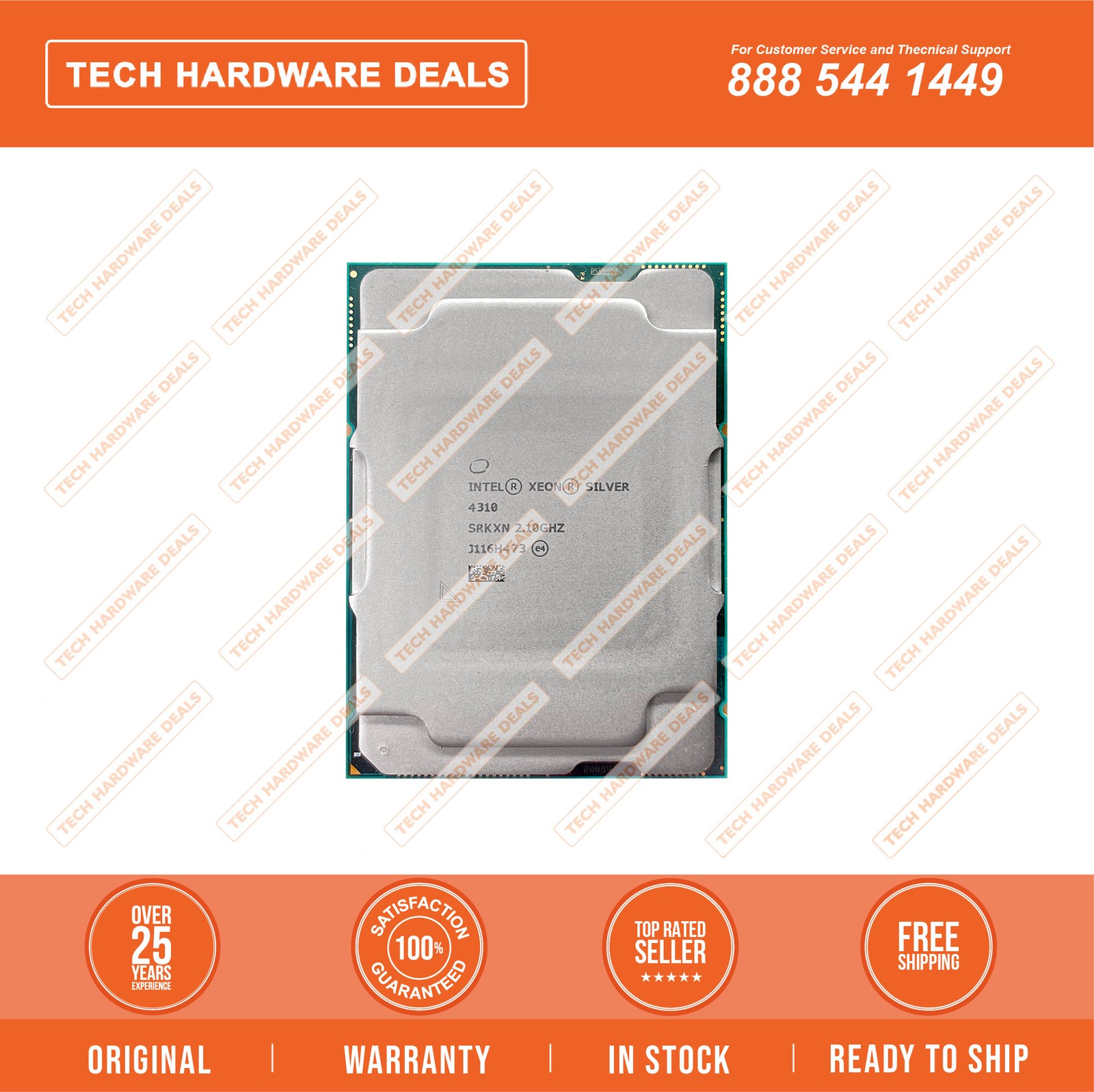 SRKXN    Intel Xeon Silver 4310 (18M Cache 12-core 2.10 GHz) FC-LGA16A Process