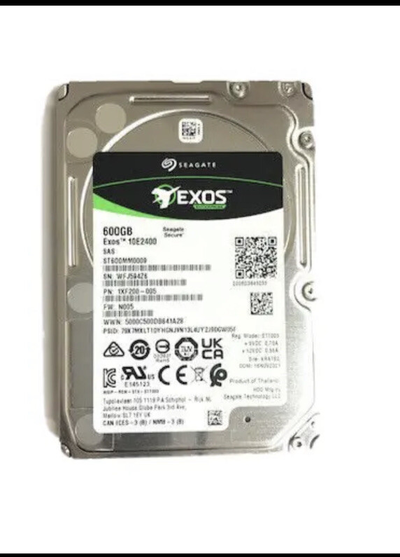 ST600MM0009 Seagate 600GB 10K RPM 12Gbps 2.5″ SAS Hard Drive – New (10)