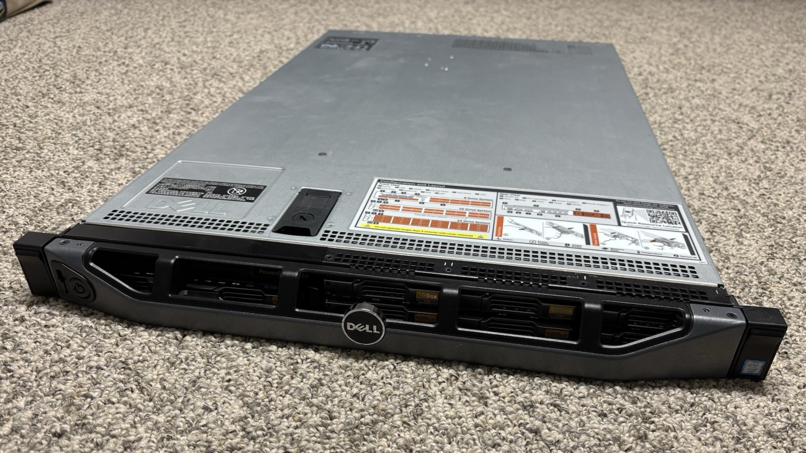 Dell PowerEdge R630 Server 2xE5-2680 V4 =28 Cores 256GB ram H730 8x600GB SAS 10k