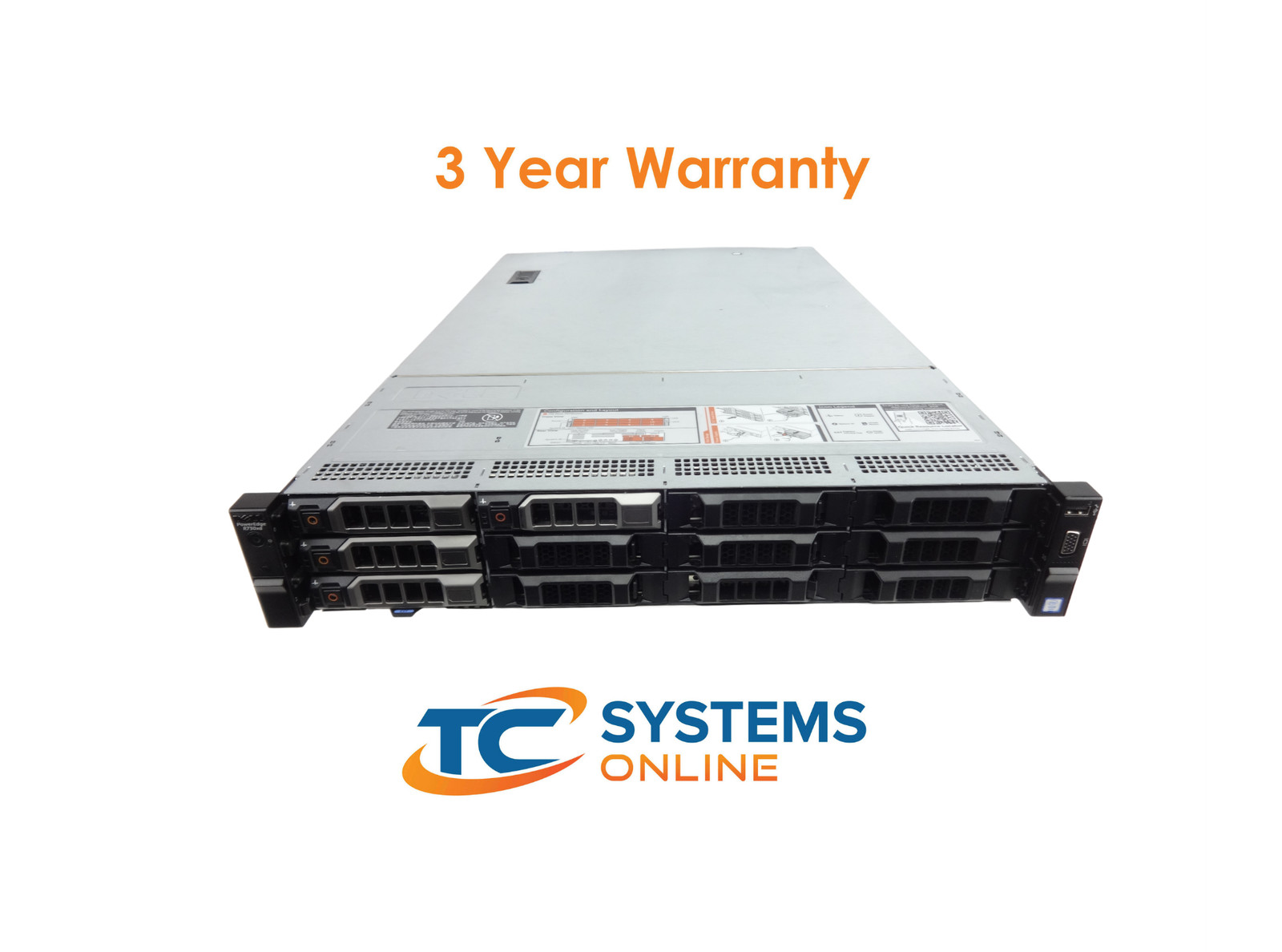 Dell R730XD 12LFF 2x2697v3 2.6GHZ=28Cores 256GB 4x4TB SAS H730