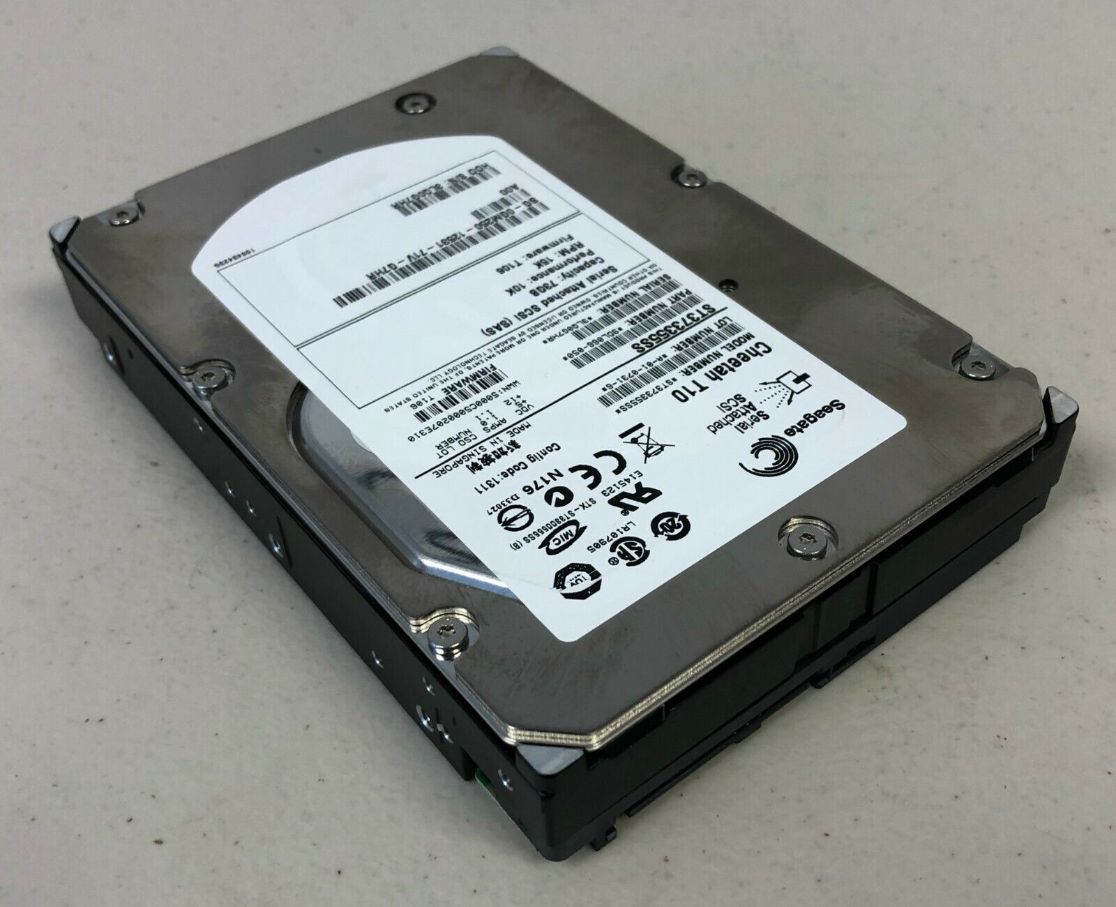*SEAGATE CHEETAH T10, ST373355SS, 9DL066-050, 73GB 15000RPM SAS Server HDD