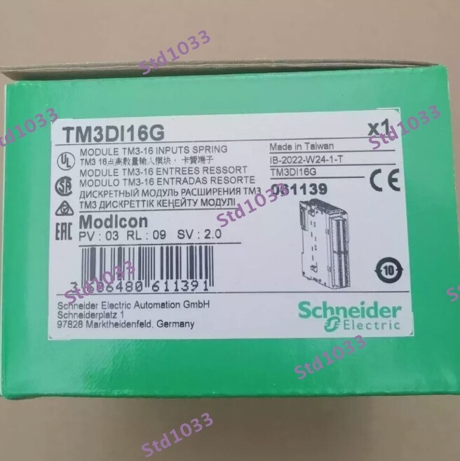 New programmable controller PLC module, TM3DI16G brand
