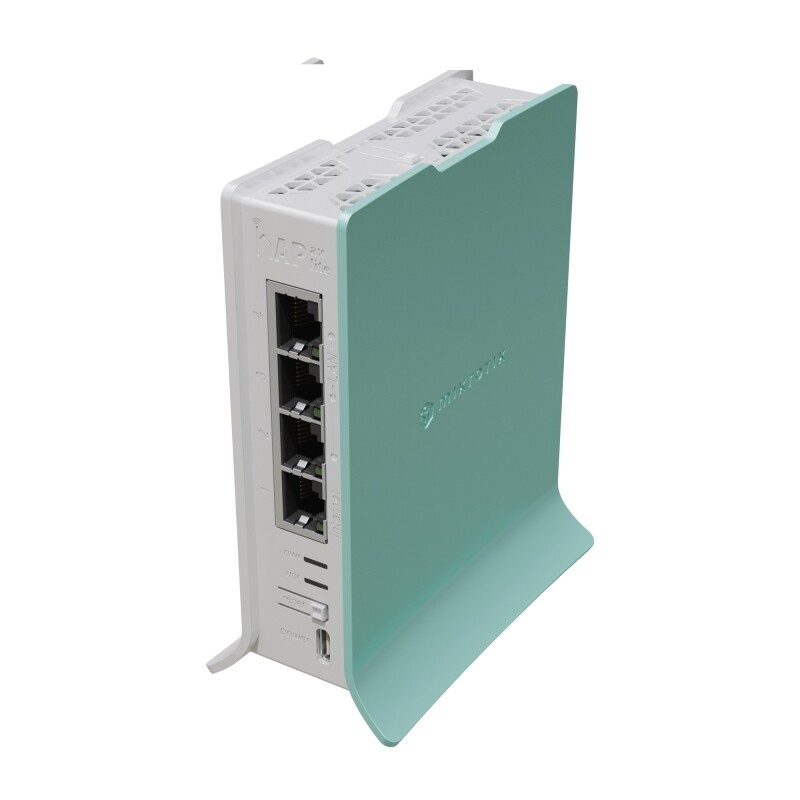 MIKROTIK RouterBOARD hAP ax lite, 4.3 dBi Antenna, RouterOS LL4 (L41G-2axD)