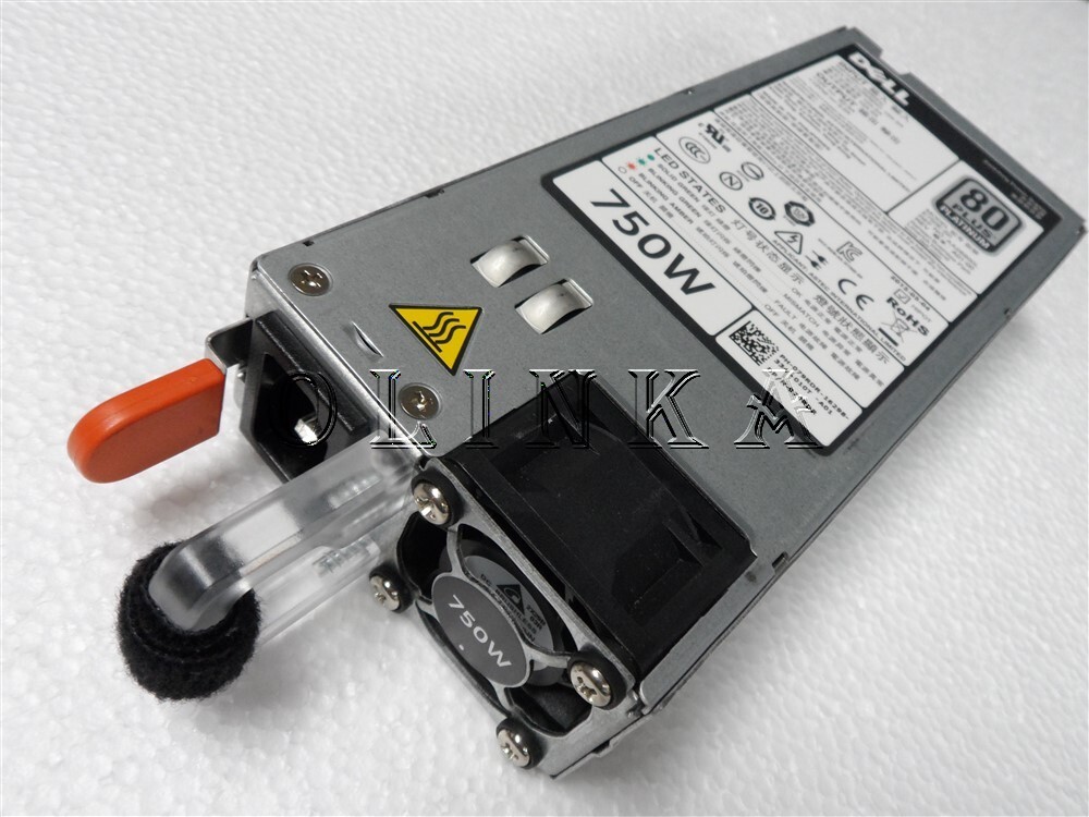DELL POWEREDGE SERVER POWER SUPPLY 750W GEN 12 R720 R620 R520 T620 T420 T320