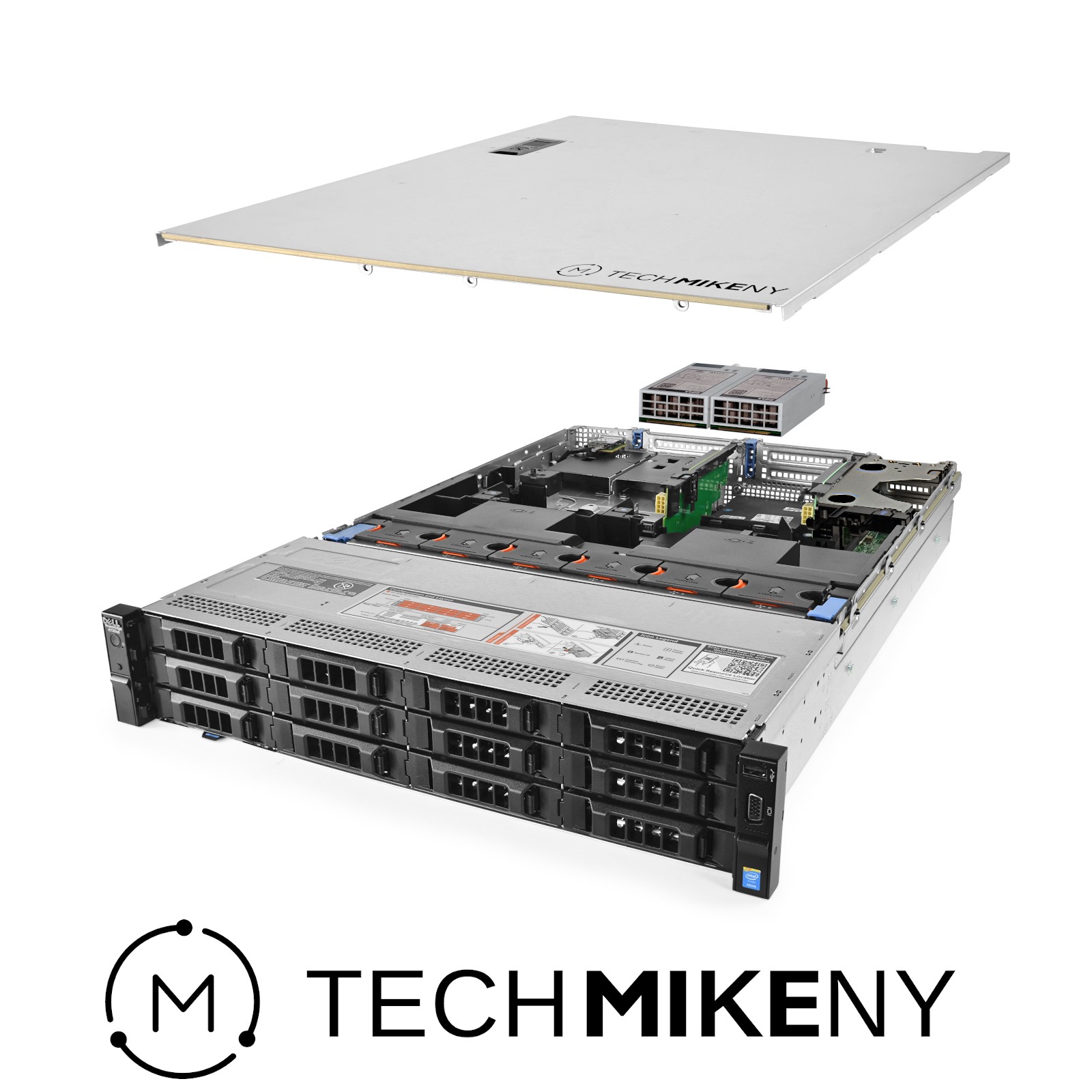 Dell PowerEdge R730xd Server 2x E5-2620v3 2.40Ghz 12-Core 128GB RAM 12x Caddies