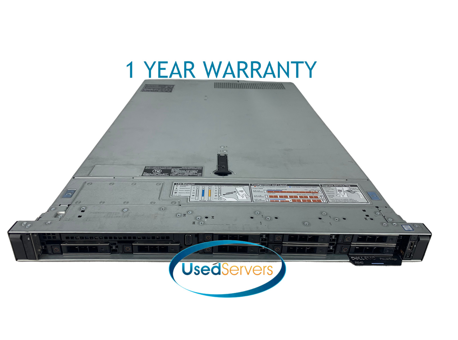 Dell Poweredge R640 2xGold 6130 2.1GHZ=32Cores 64GB 8×1.8TB 10K 12G H730P