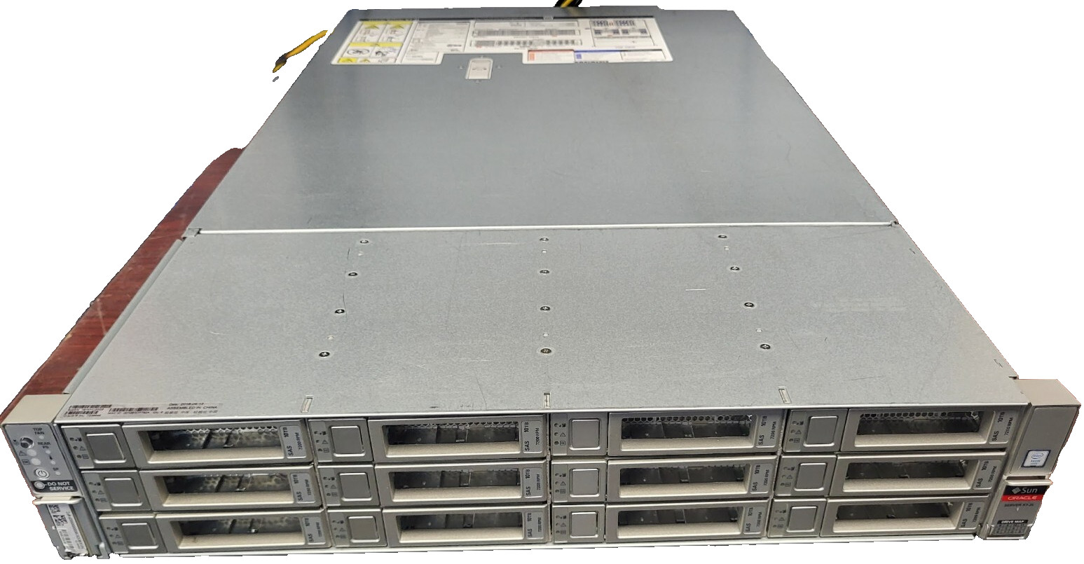 Sun Oracle X7-2L 7338449 Server Xeon Silver 4114 16GB Ram Dual 1200W PSU #73