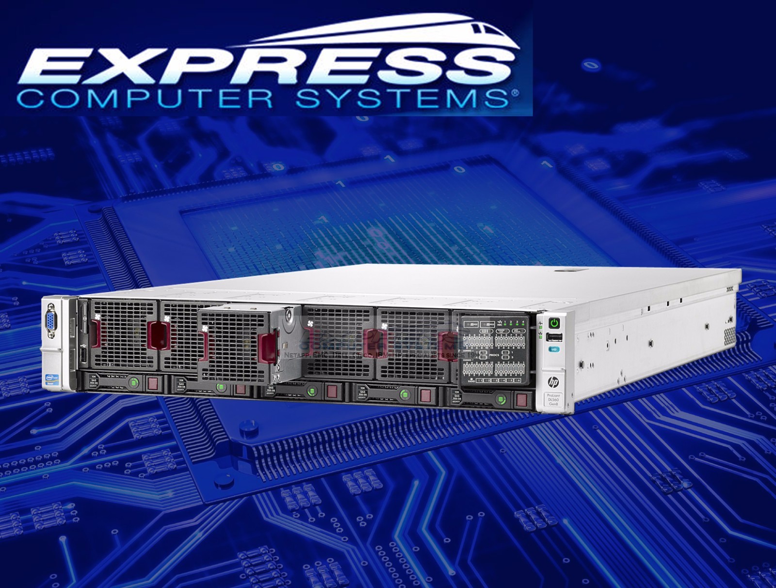 HP ProLiant DL560 Gen8 G8 2x E5-4607 2.2GHz 6-Core 96GB 2x 1TB 7.2K SFF