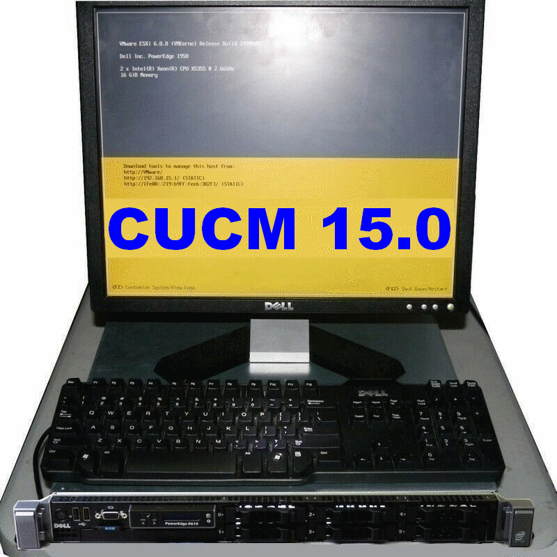 Cisco CUCM Lab ver 15.0 Dell R620 Server 64GB RAM 500GB SSD CCNA CCNP Voice Lab