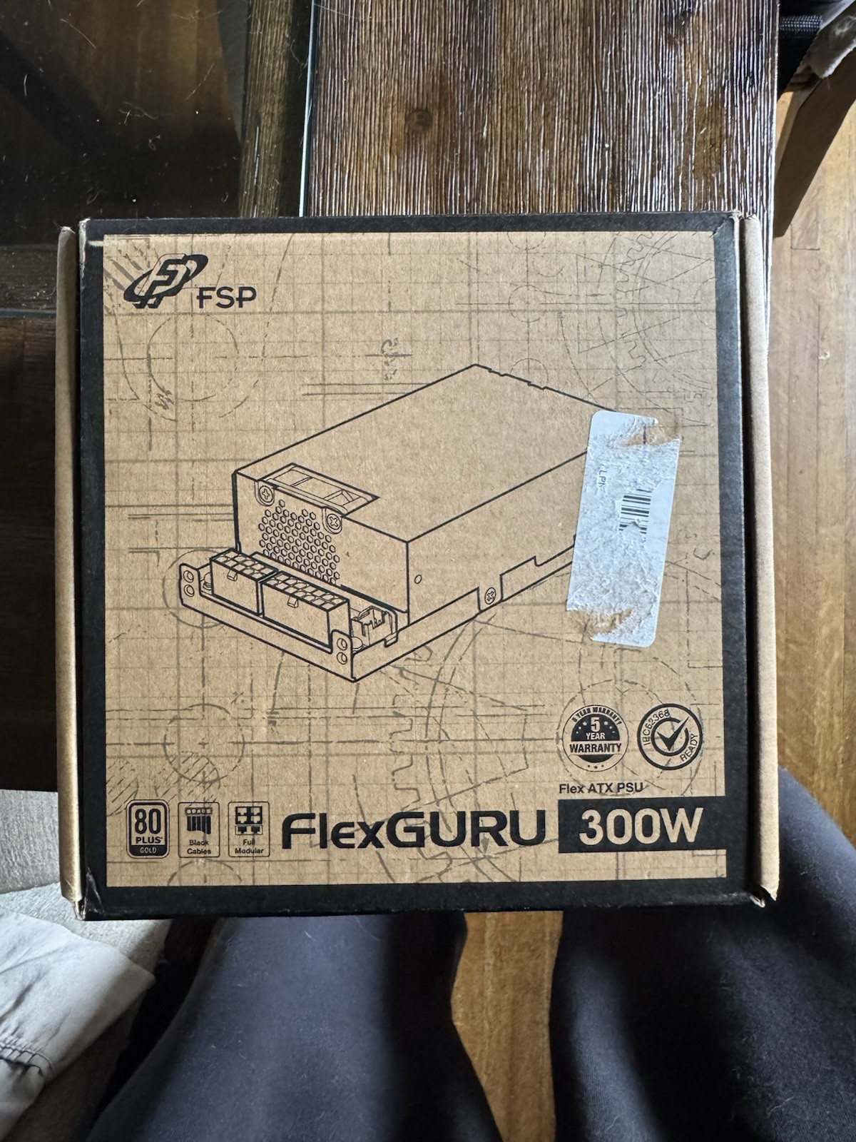 FSP FlexGuru 300W Flex ATX PSU Power Supply 80+ Gold Mini ITX 1U Server Open Box