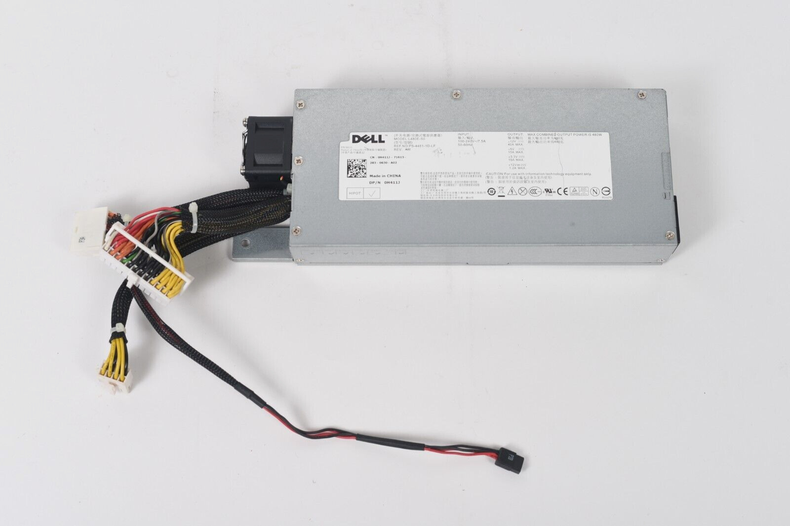 Dell L480E-S0 | 0H411J 480W Server Power Supply for Dell PowerEdge R410