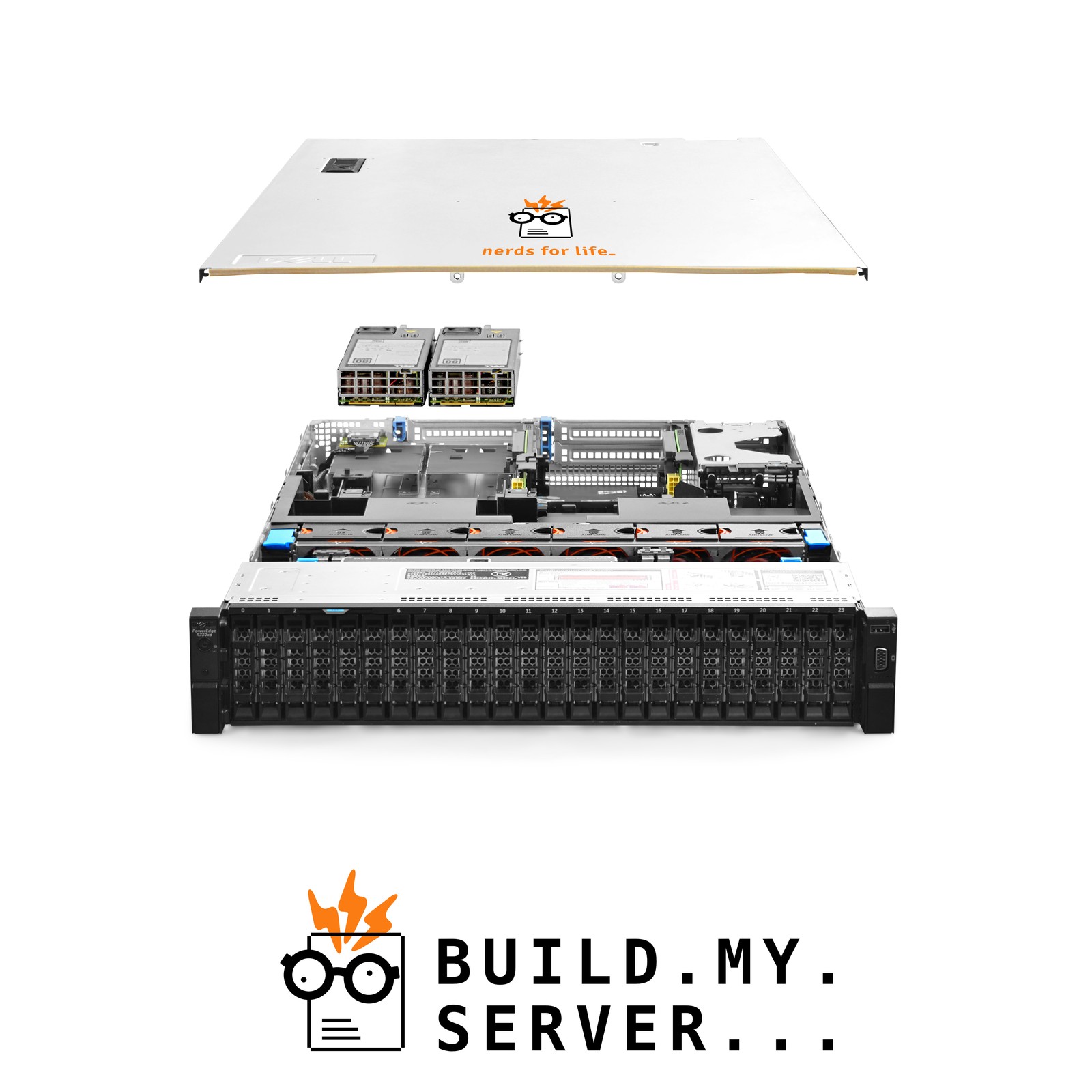 Dell PowerEdge R730xd Server 2.30Ghz 36-Core 128GB 2x 480GB SSD 2x 1.8TB