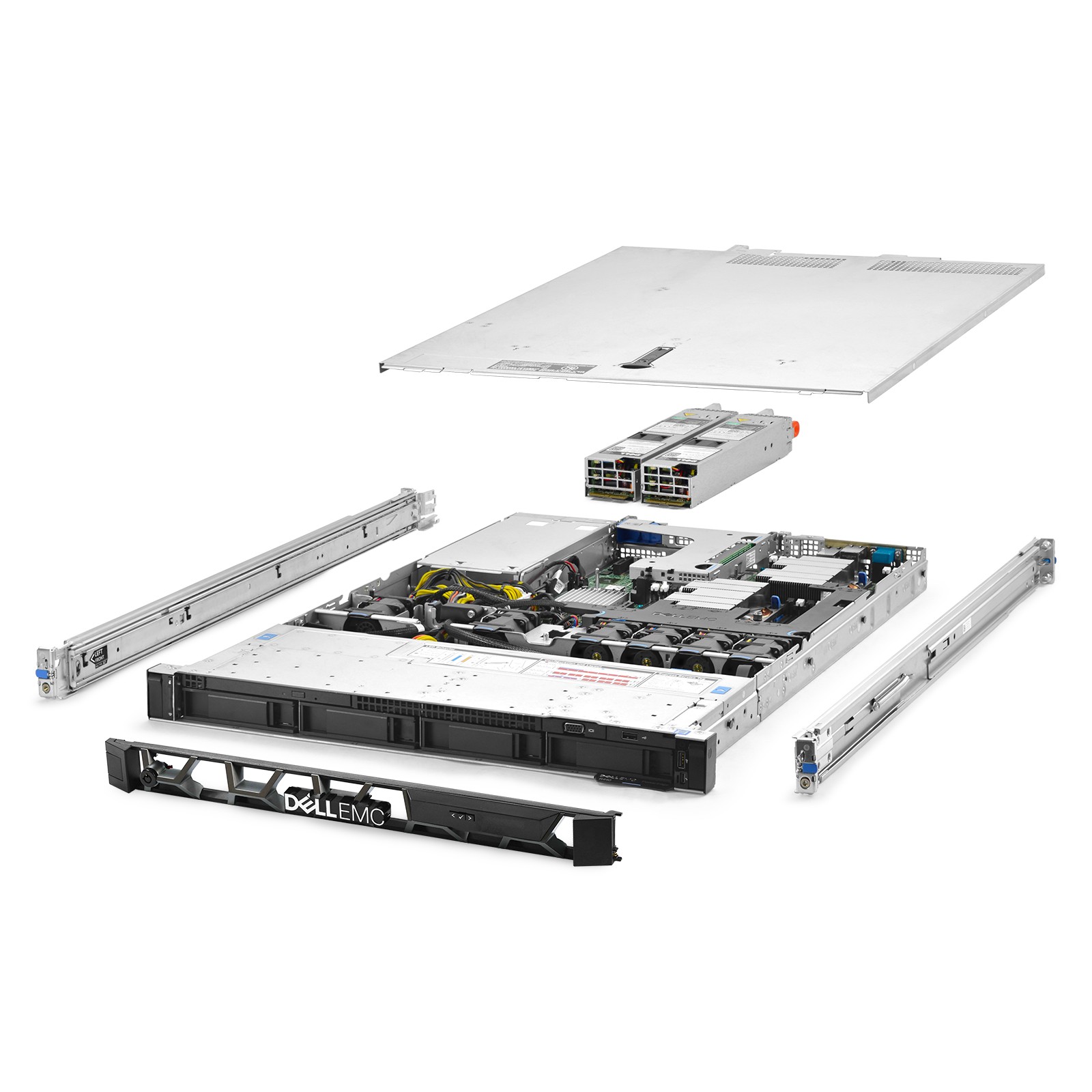 Dell PowerEdge R440 Server 3.20Ghz 16-Core 192GB RAM 4x 3.84TB SAS SSD Rails