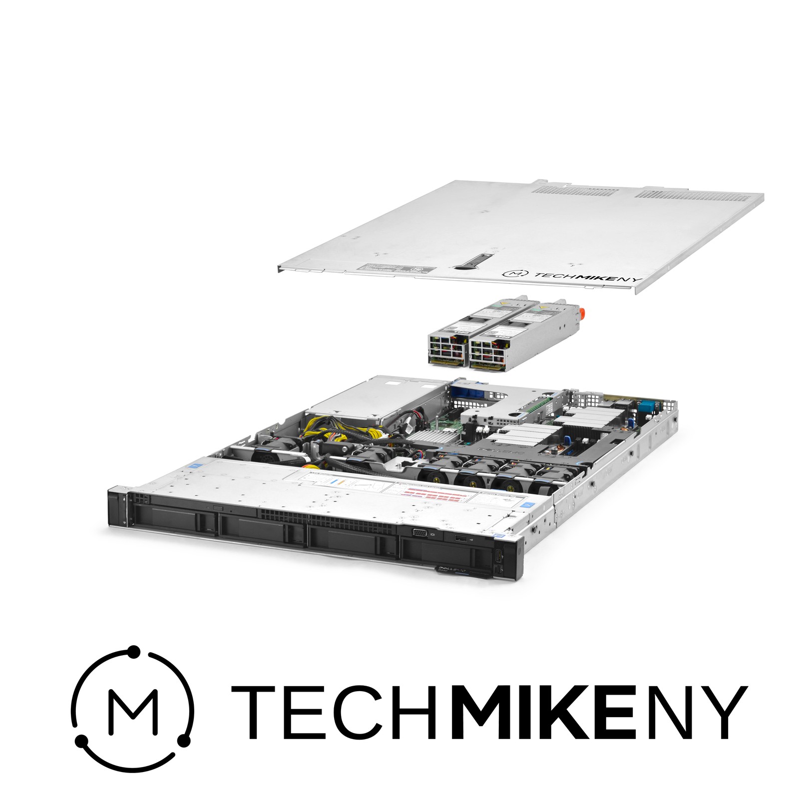 Dell PowerEdge R440 Server 2.70Ghz 24-Core 192GB RAM 2x New 1TB 2x 4TB SAS