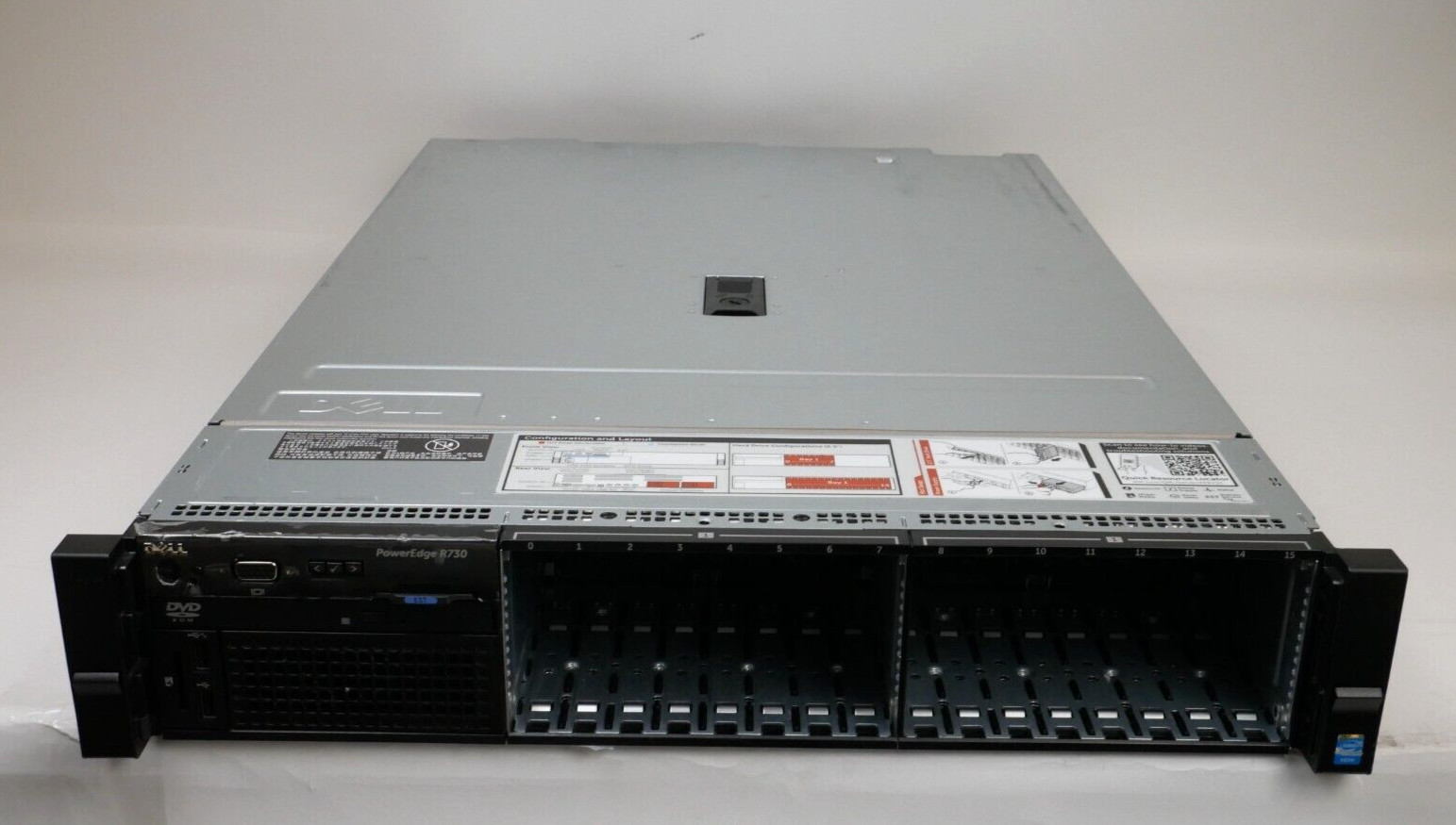 Dell PowerEdge R730 2x Intel Xeon E5-2650V3 @2.30GHz 64GB Server *NO HDD* #C10