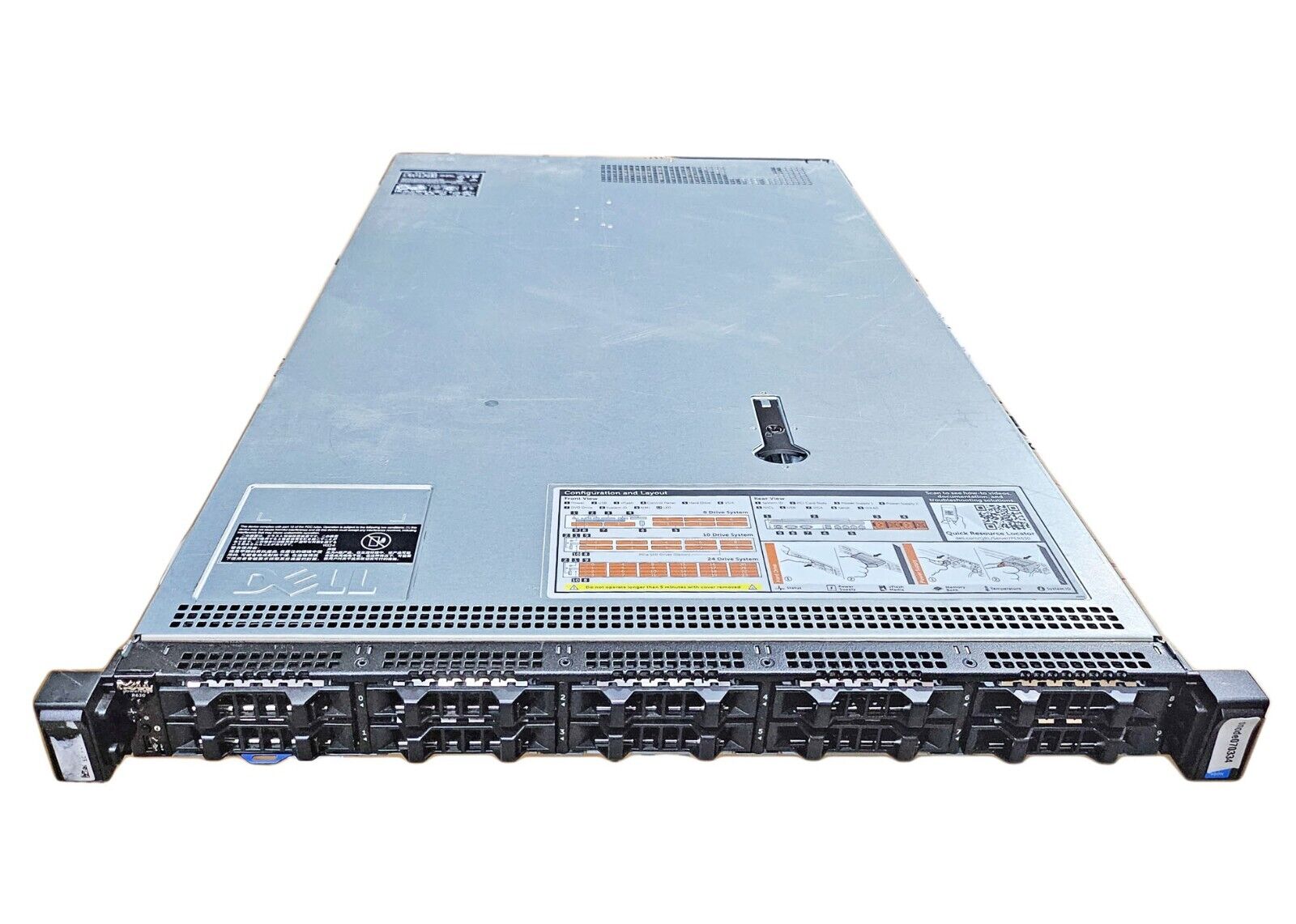 Dell PowerEdge R630 10BAY, 2×2.6 v3 128gb, 4X1.2TB 10K, H730,Idrac 8 Ent,2x750w