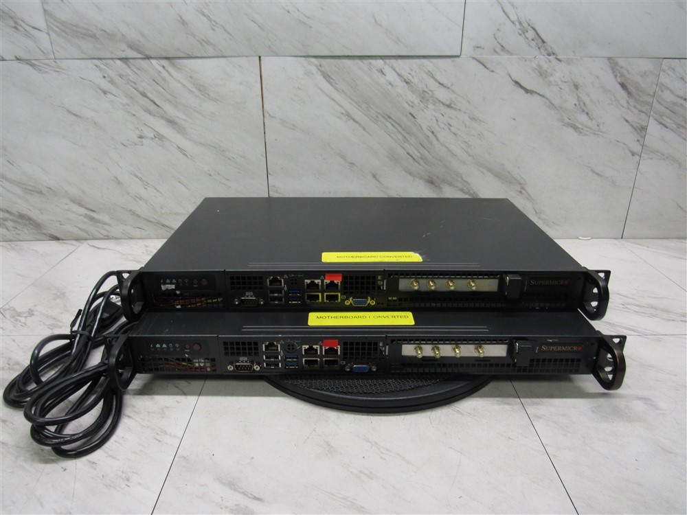 2 x SuperMicro Server 505-2 Intel Atom 2.4GHz 8GB RAM 5018A-FTN4 PF Sense