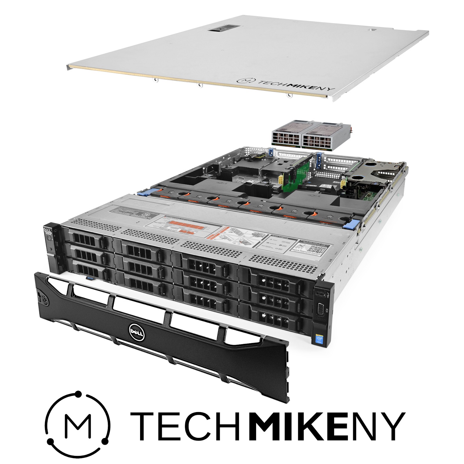 Dell PowerEdge R730xd Server 2x E5-2660v3 2.60Ghz 20-Core 128GB RAM 12x Caddies